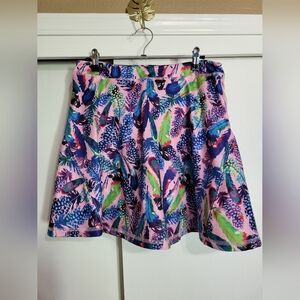 Vibrant Multicolor Women's Tennis Skirt
